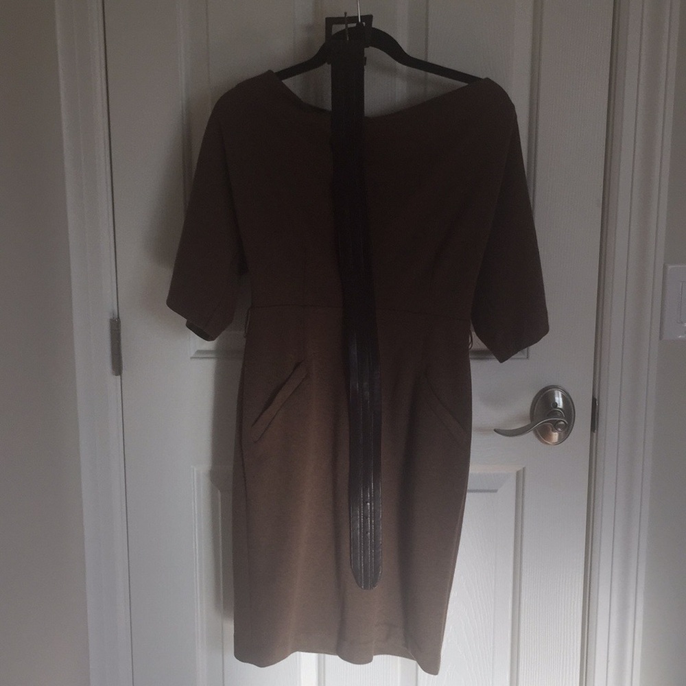 Ellen Tracy Belted Work Dress